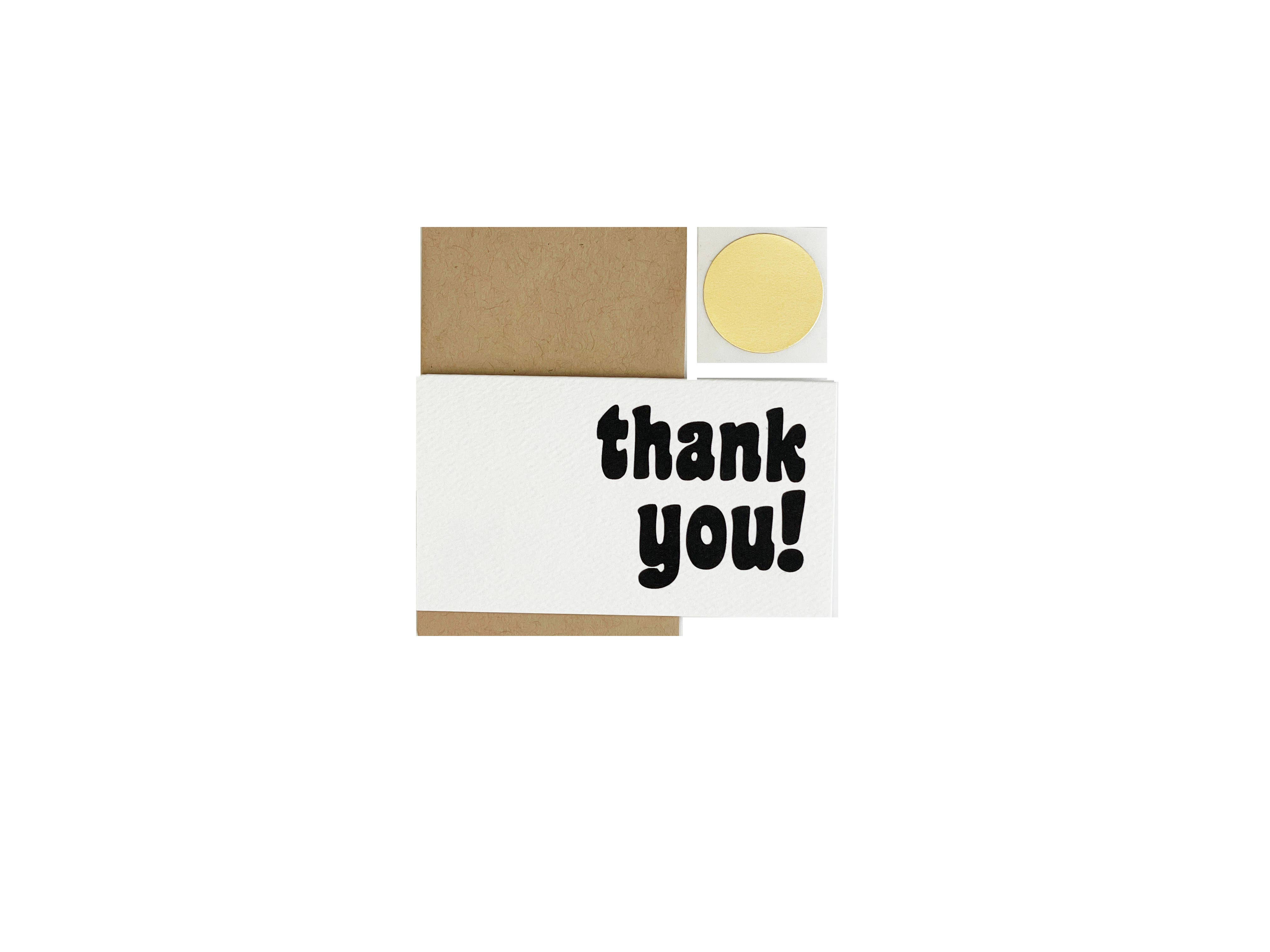 drawn by water - Wholesale Thank You Card - Mini Card Thank You-Bubble1