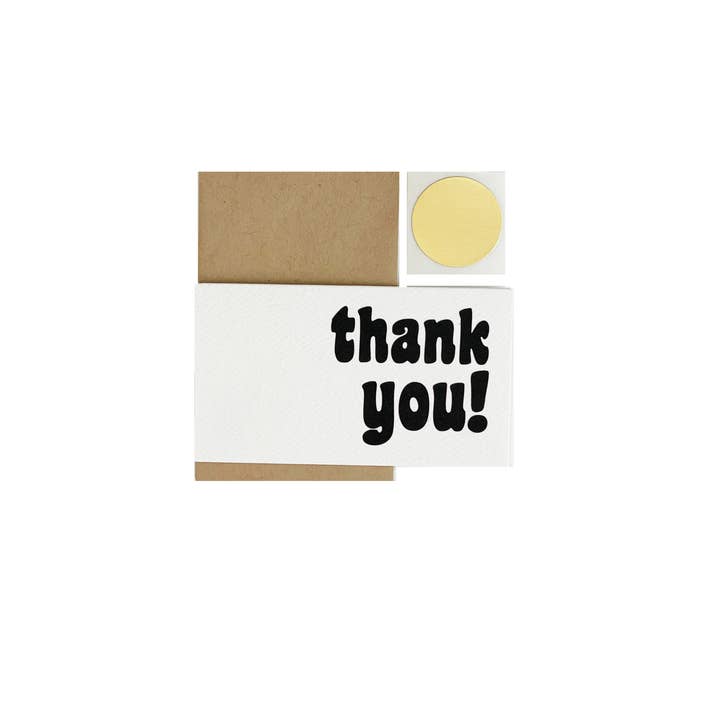 drawn by water - Wholesale Thank You Card - Mini Card Thank You-Bubble1