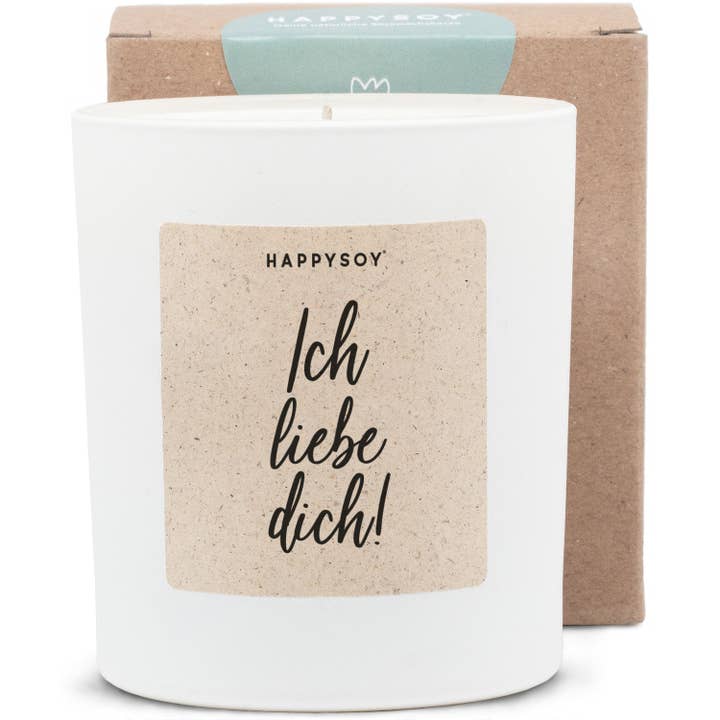 bougie parfumée | Ich Liebe Dich ! pour la vente par Happysoy