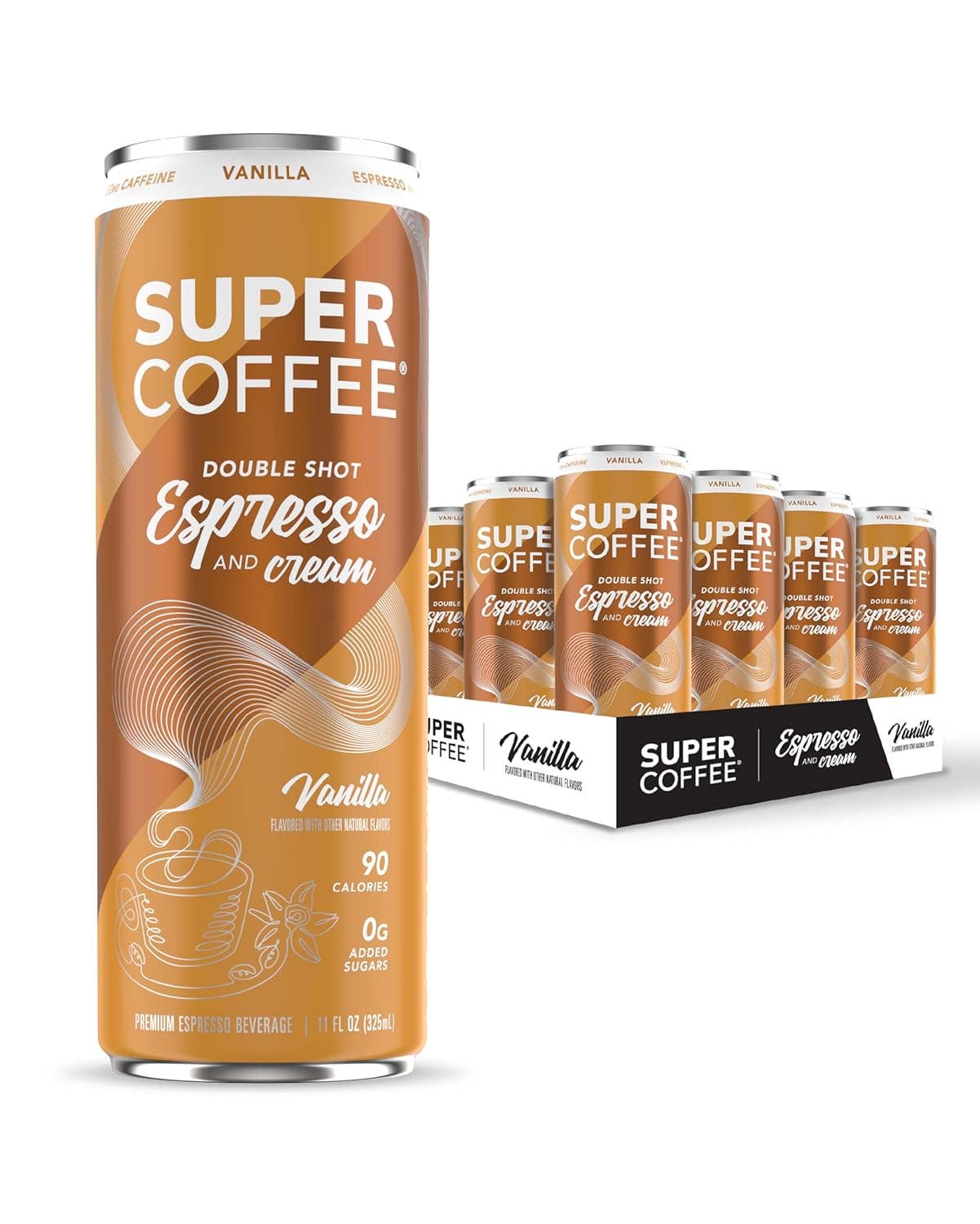 Oasis Snacks - Wholesale Iced Coffee/Cold Brew - SUPER COFFEE Espresso Coffee Drink, 11oz1