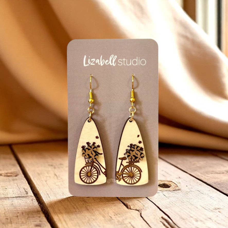 Lizabell Studio - Wholesale Dangle Earrings - Bicycle Bloom Earrings2