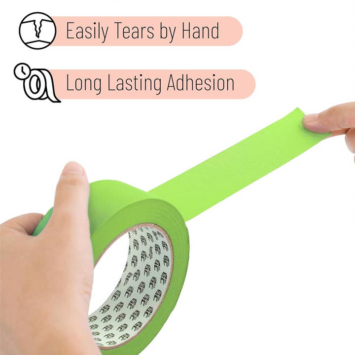 Bates Choice - Wholesale Tape - Bates- Painters Tape, 0.7-Inch, 54 Yards/Roll, 3 Pack, Green4