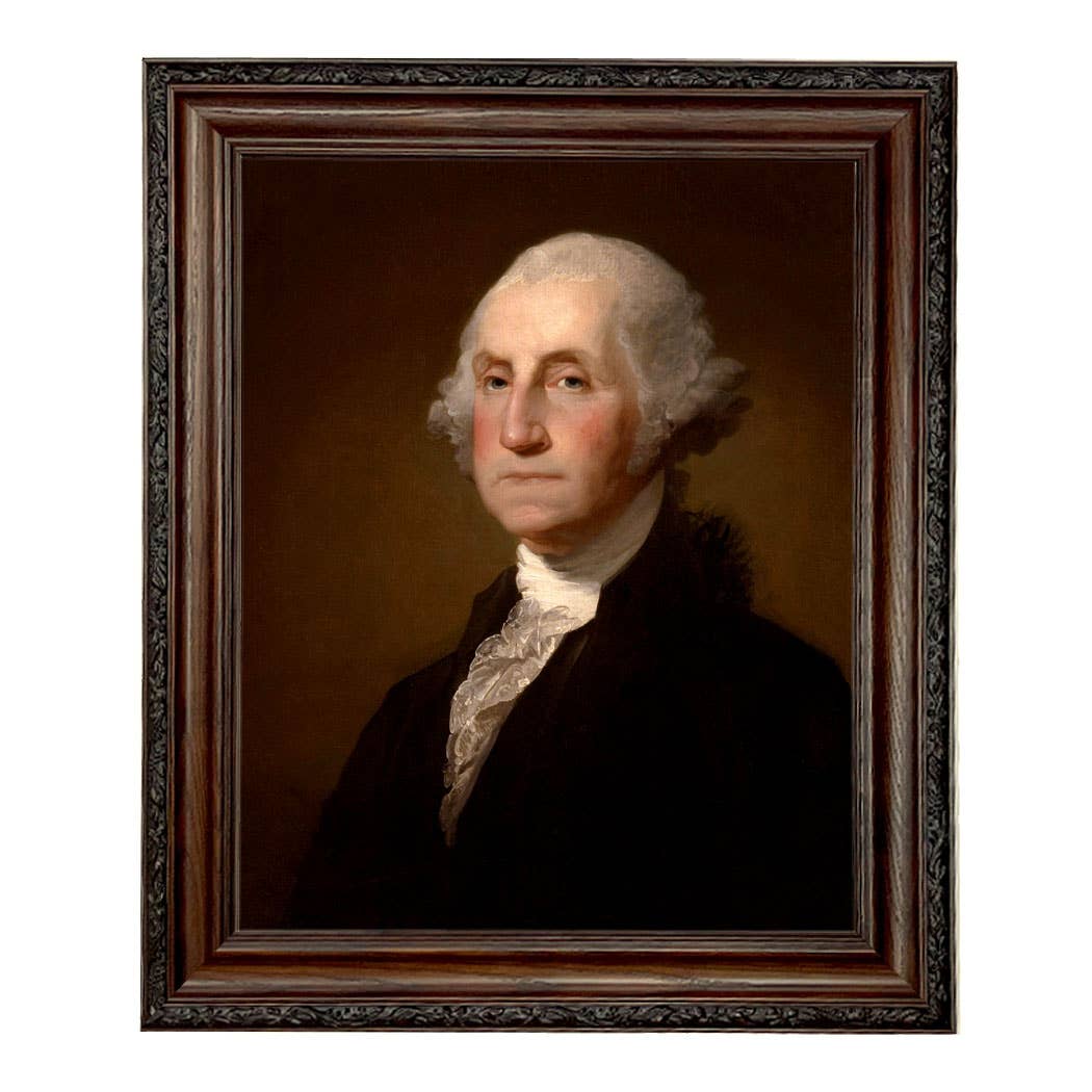 Madison Bay Co. - Historical Home Decor Reproductions - Wholesale Art Print - George Washington by Gilbert Stuart Vintage Painting Print3