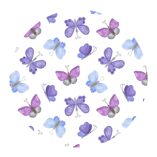Fripperies - Wholesale Sticker - Vlinders (paars) | Sluitstickers 10st.0