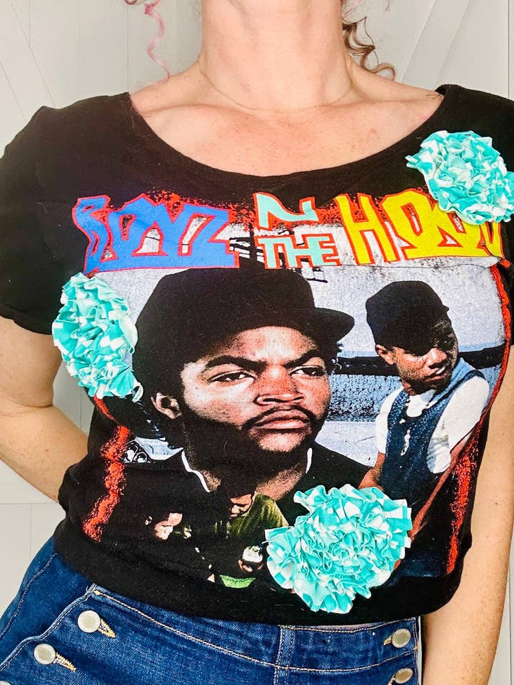 Hood Boyz Tee for wholesale by Aerial Clothing sRQ