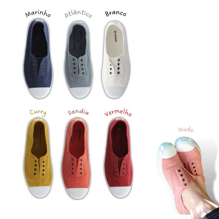 Pituka Wear – Großhandel Slip-on-Sneaker – Damen – VICTÓRIA Erwachsene Canvas-Schuhe mit Elastik6