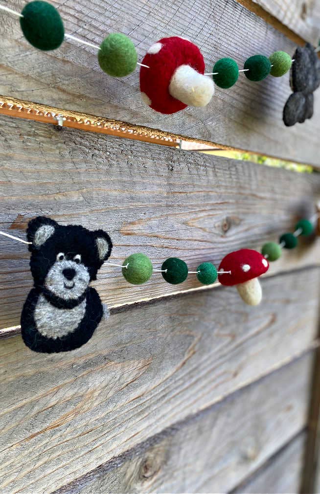 Ganesh Himal Trading - Wholesale Bunting/Garland - Felt Forest Animal Garland1