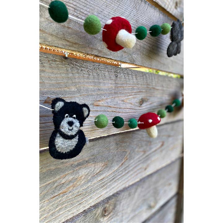 Ganesh Himal Trading - Wholesale Bunting/Garland - Felt Forest Animal Garland1