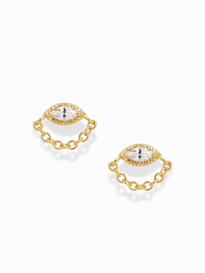 Simone Chain Studs for wholesale by Mod + Jo