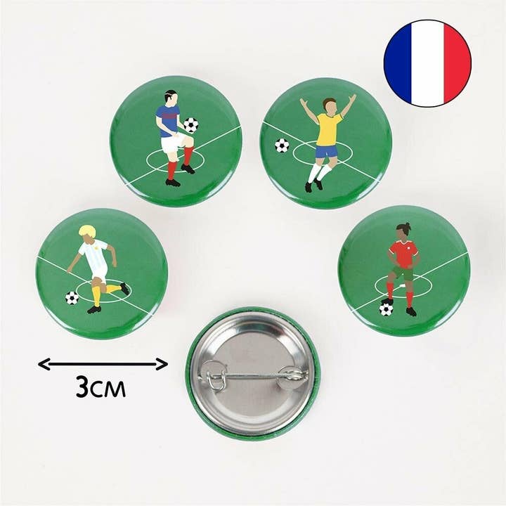 12 badges - soccer for wholesale by My Little Day