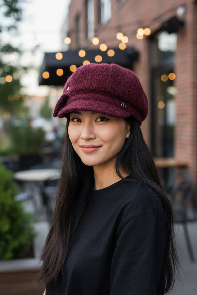 FLECHET - Wholesale Newsboy/Schoolboy Hat - Women's - GAVROCHE KNOT FINISH - FLFH3622