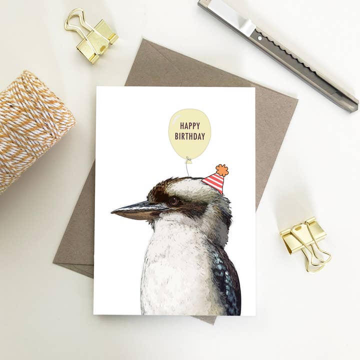 Happy Birthday Kookaburra Cards for wholesale by My Lovely Pets Design