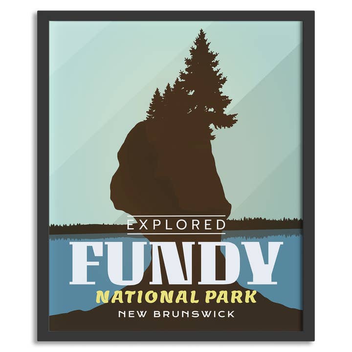 Fundy National Park 'Explored' Poster for wholesale by Canada Untamed