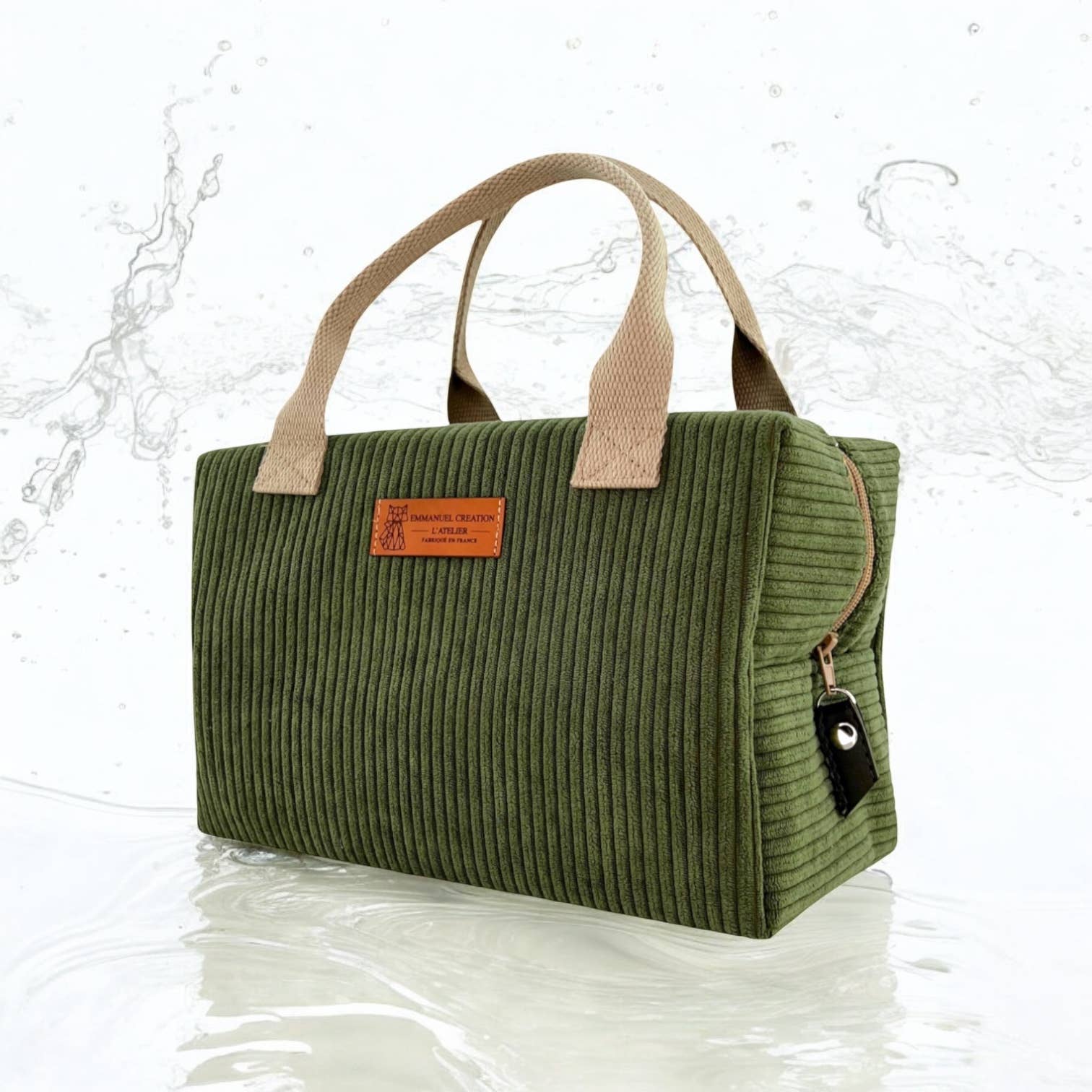 Emmanuel Création - Wholesale Cooler/Cooler Bag - Pack of 12 Ice Cube S insulated bags, "Corduroy"6