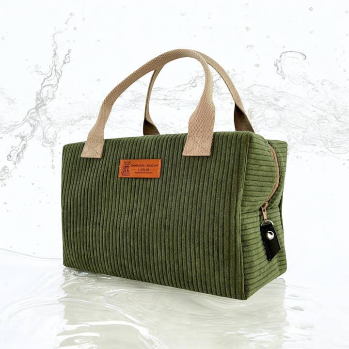 Emmanuel Création - Wholesale Cooler/Cooler Bag - Pack of 12 Ice Cube S insulated bags, "Corduroy"6