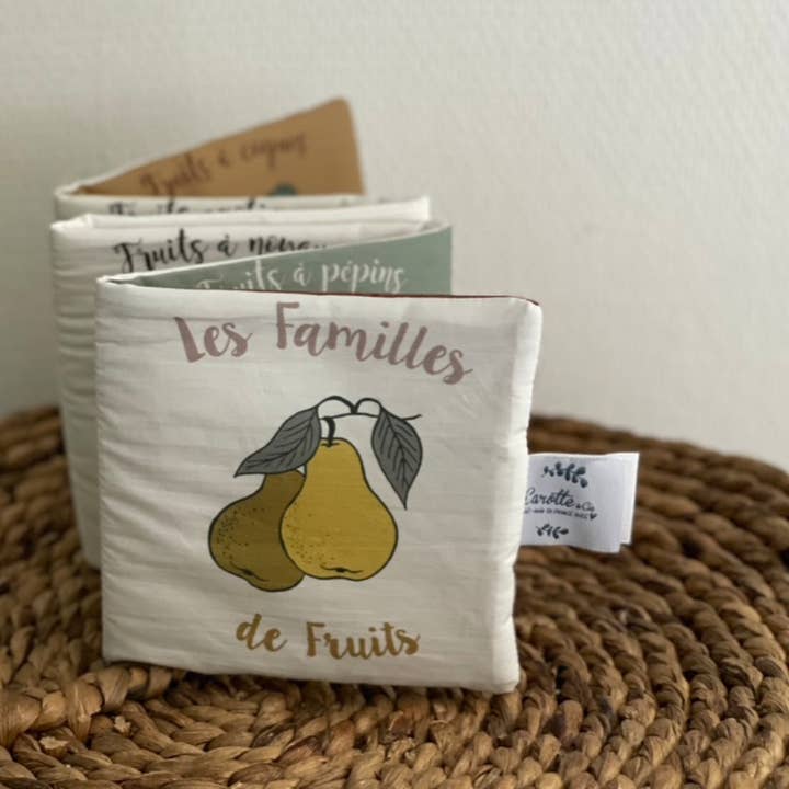 Carotte & Cie - Vente Livre pour bébés et tout-petits (jusqu'à 2 ans) - Livre d'éveil les Familles de Fruits4
