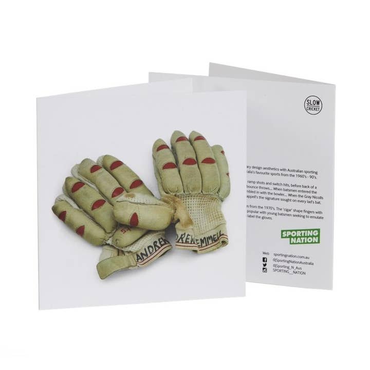 Biglietto d'auguri con guanti da battuta per la vendita all'ingrosso da parte di Sporting Nation
