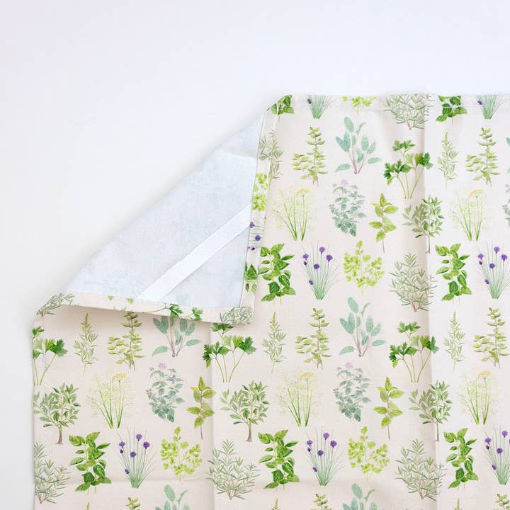 Yardia - Wholesale Tea Towel - Culinary Herb Garden Tea Towel - Organic Cotton Towel1