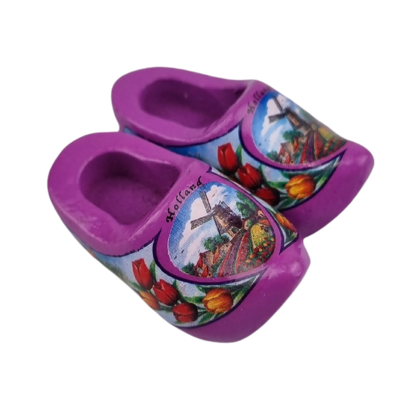 TRAAGOODS.COM - Wholesale Magnet - clog magnet 4cm Purple1