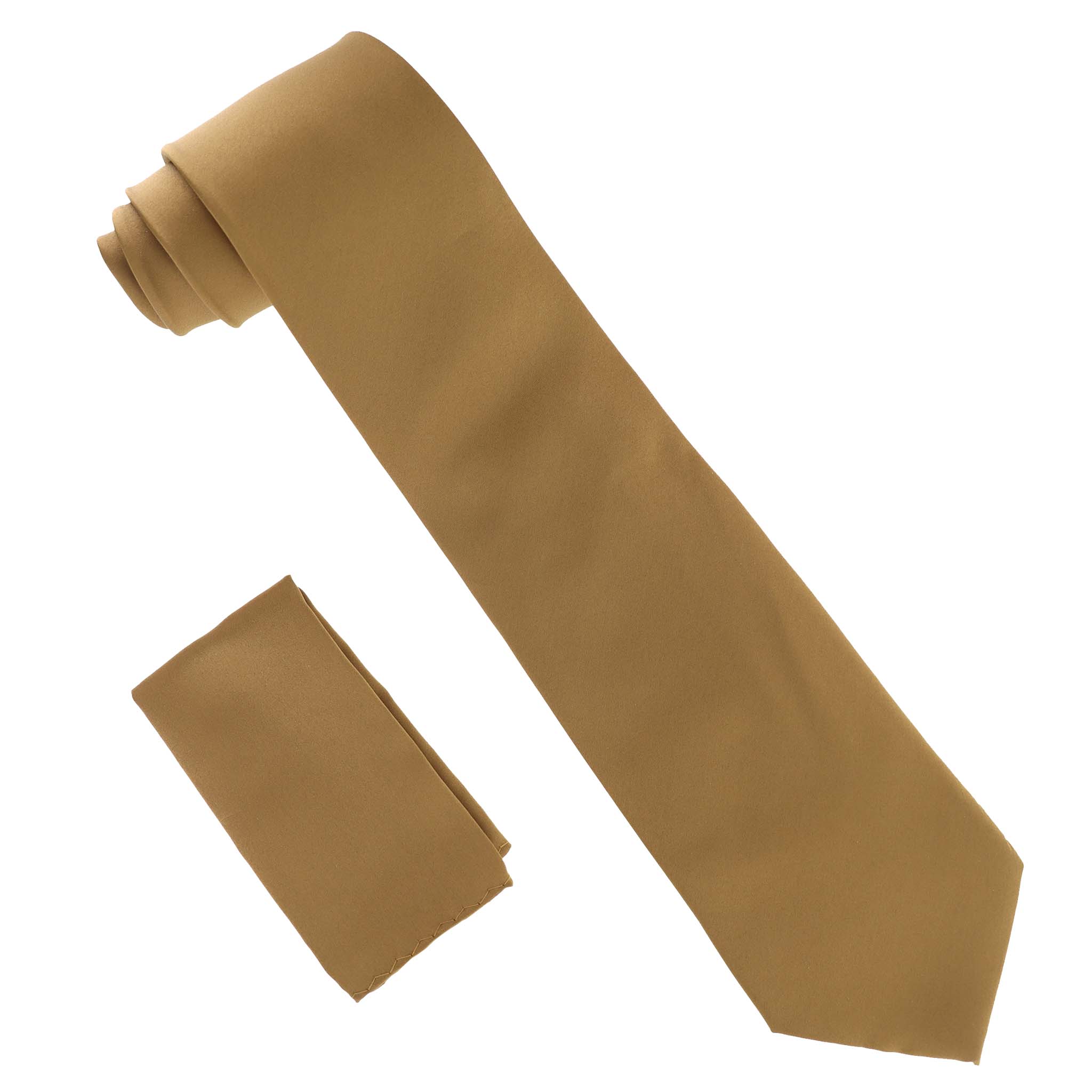 Dubal Brothers – wholesale Slipsar – Herr – Vittorio Farina Solid Satin slips & Pocket Square av Classy Manschettknappar48