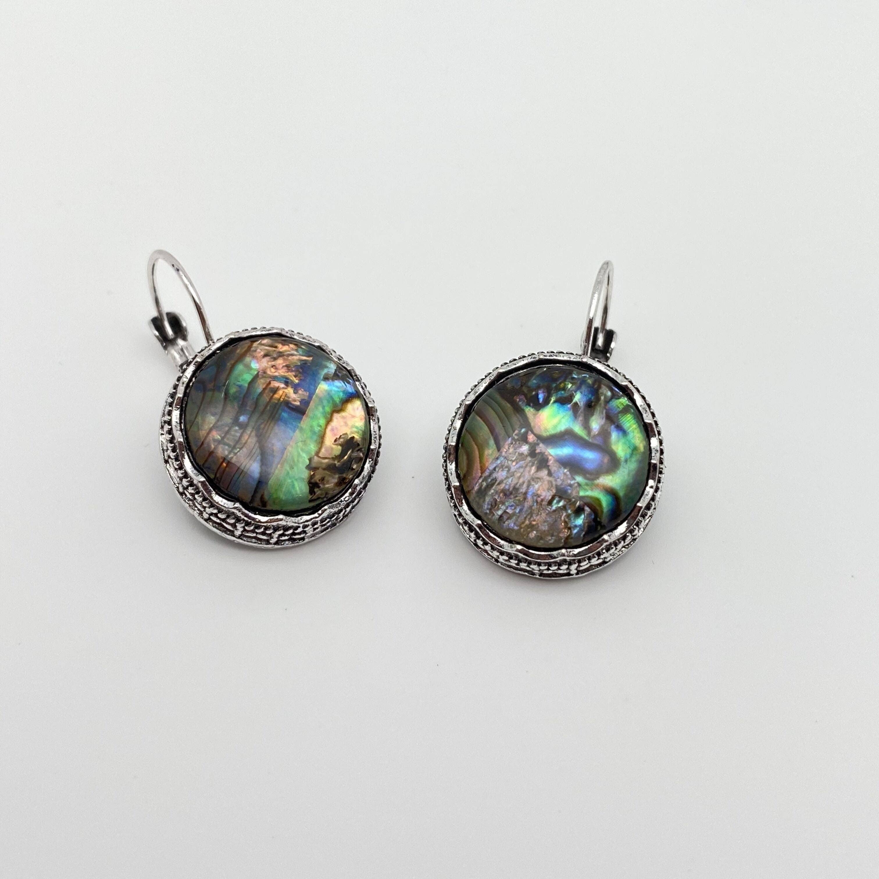 Mio Queena - Wholesale Dangle Earrings - Owl, Elephant, Geometric Abalone Shell Earrings8