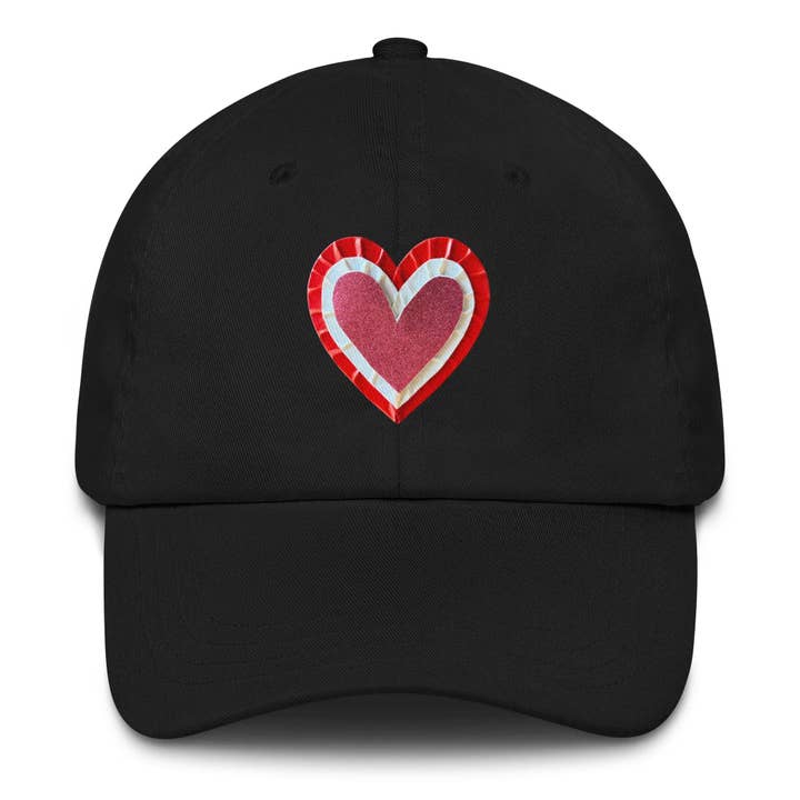 Red Tape Heart Baseball Cap for wholesale by MLB Artist