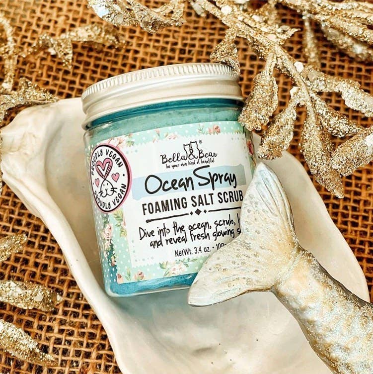 Bella & Bear - Wholesale Body Scrub/Exfoliant - Ocean Spray Salt Body Scrub | Exfoliator | 6.7oz7