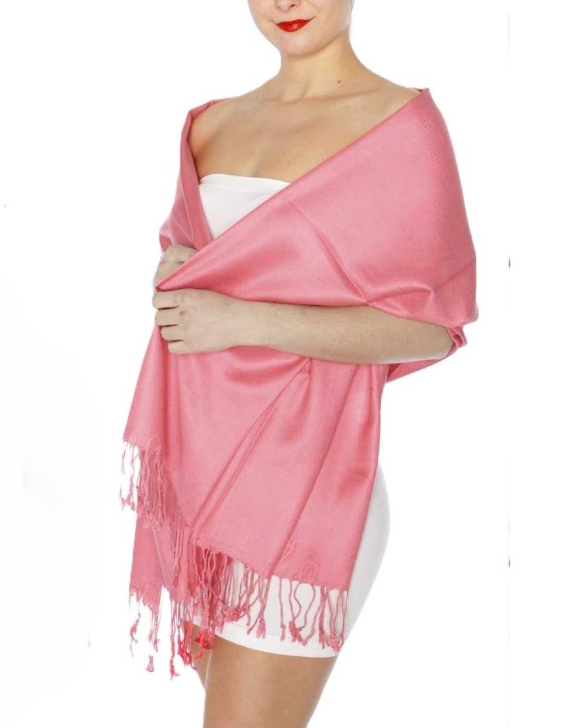 Lungta Imports – wholesale Scarf – Women's – Luxury Pashmina Shawl Scarf – Soft, Warm & Lightweight 20