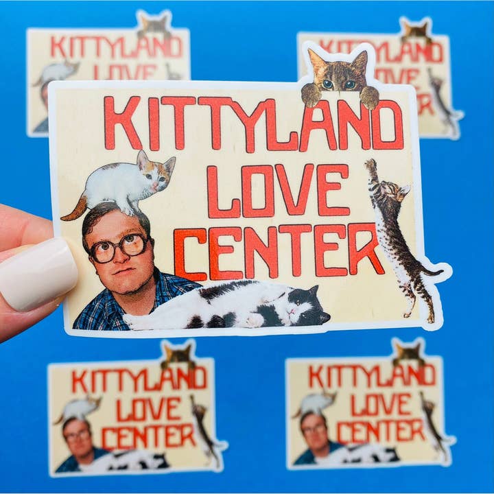 Otto's Grotto - Wholesale Sticker - Trailer Park Boys Kittyland Love Center Sticker