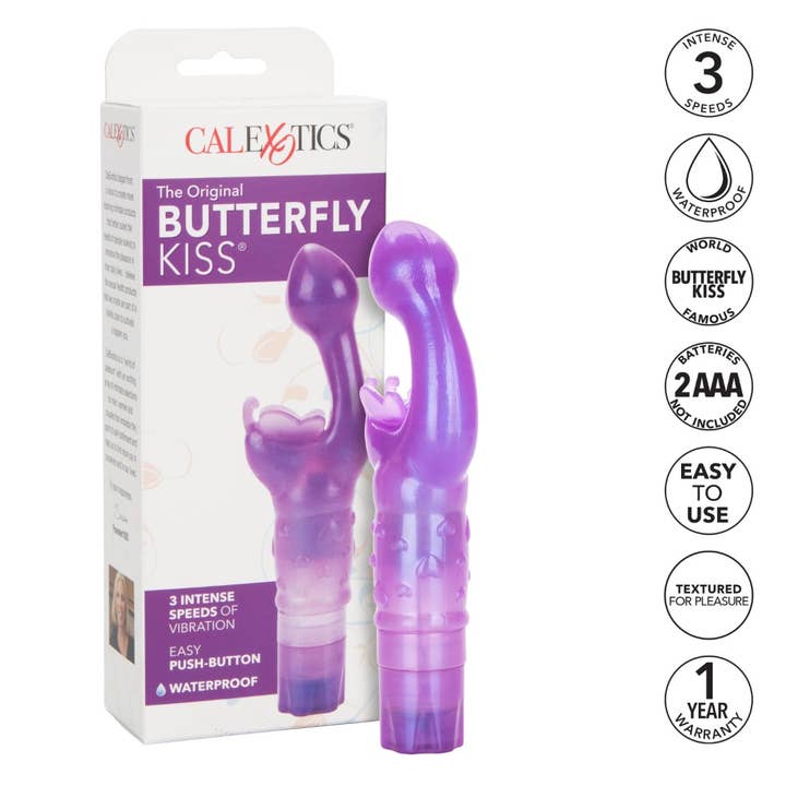 CalExotics - Wholesale Sex Toy - The Original Butterfly Kiss® - Purple