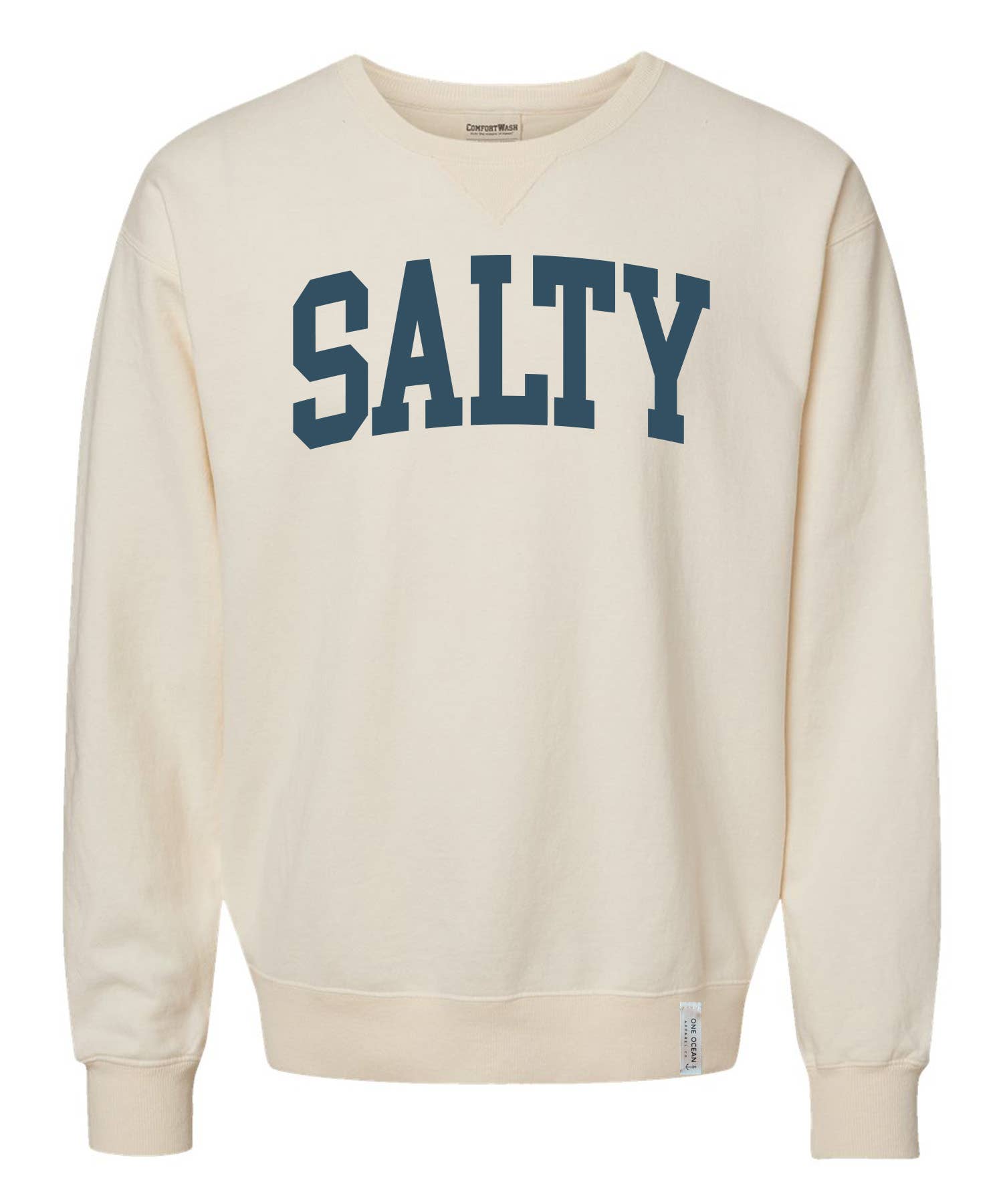 One Ocean Apparel Co.. - Wholesale Graphic Sweatshirt - Unisex - SALTY Crewneck - CUSTOM COLORS1