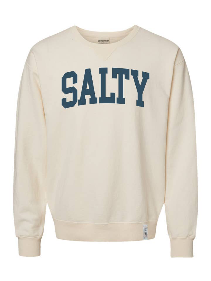 One Ocean Apparel Co.. - Wholesale Graphic Sweatshirt - Unisex - SALTY Crewneck - CUSTOM COLORS1