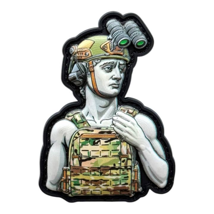 Parche Táctico David de PVC – Parche de Moral Militar de Visión Nocturna para venta al por mayor de ARTPATCHES