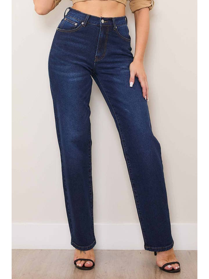 Dark Stone Back to 90s Slim Baggy Jeans for wholesale on Faire