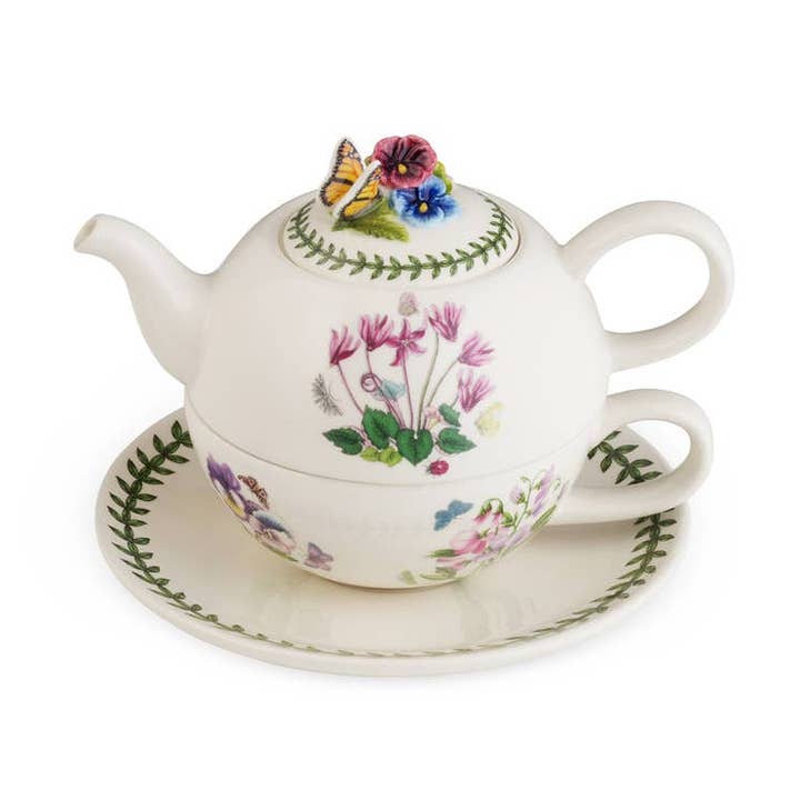 Portmeirion, Spode, Pimpernel, Nacthmann, Wrendale Designs - Wholesale Tea Set - Botanic Bouquet Tea for One 12 Oz0