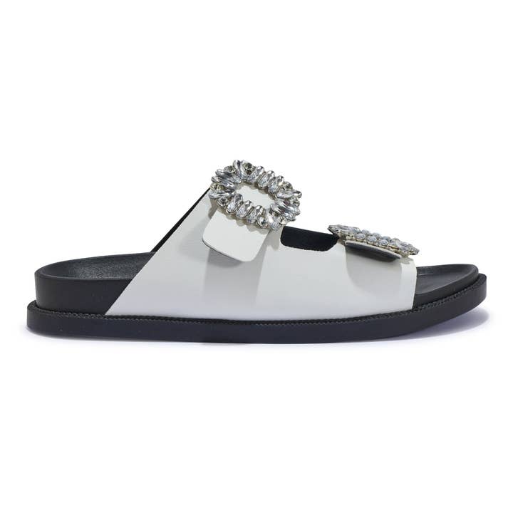 KIDMAN6 BROCHUE DETALJ FOTBÄDD PLATT SANDAL för wholesale av City Shoes