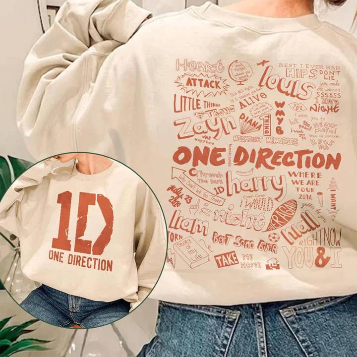 TheKingShirt - Wholesale Graphic Sweatshirt - Women's - One Direction Album Band Trending Unisex Sweatshirt Gift