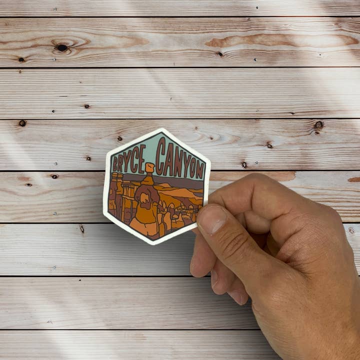 Blue Bison Apparel - Wholesale Sticker - Bryce Canyon National Park, Utah | Vinyl Hexagon Sticker