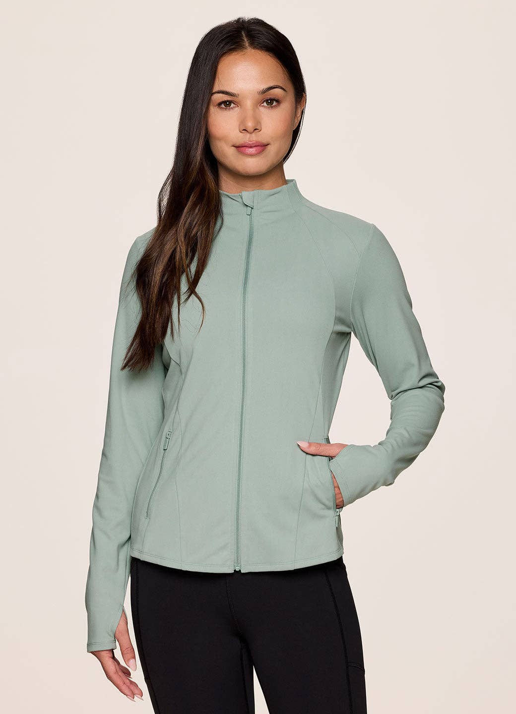 RBX Active - Wholesale Athletic Jacket - Women's - Studio Daily Super Soft Mock Neck Jacket4