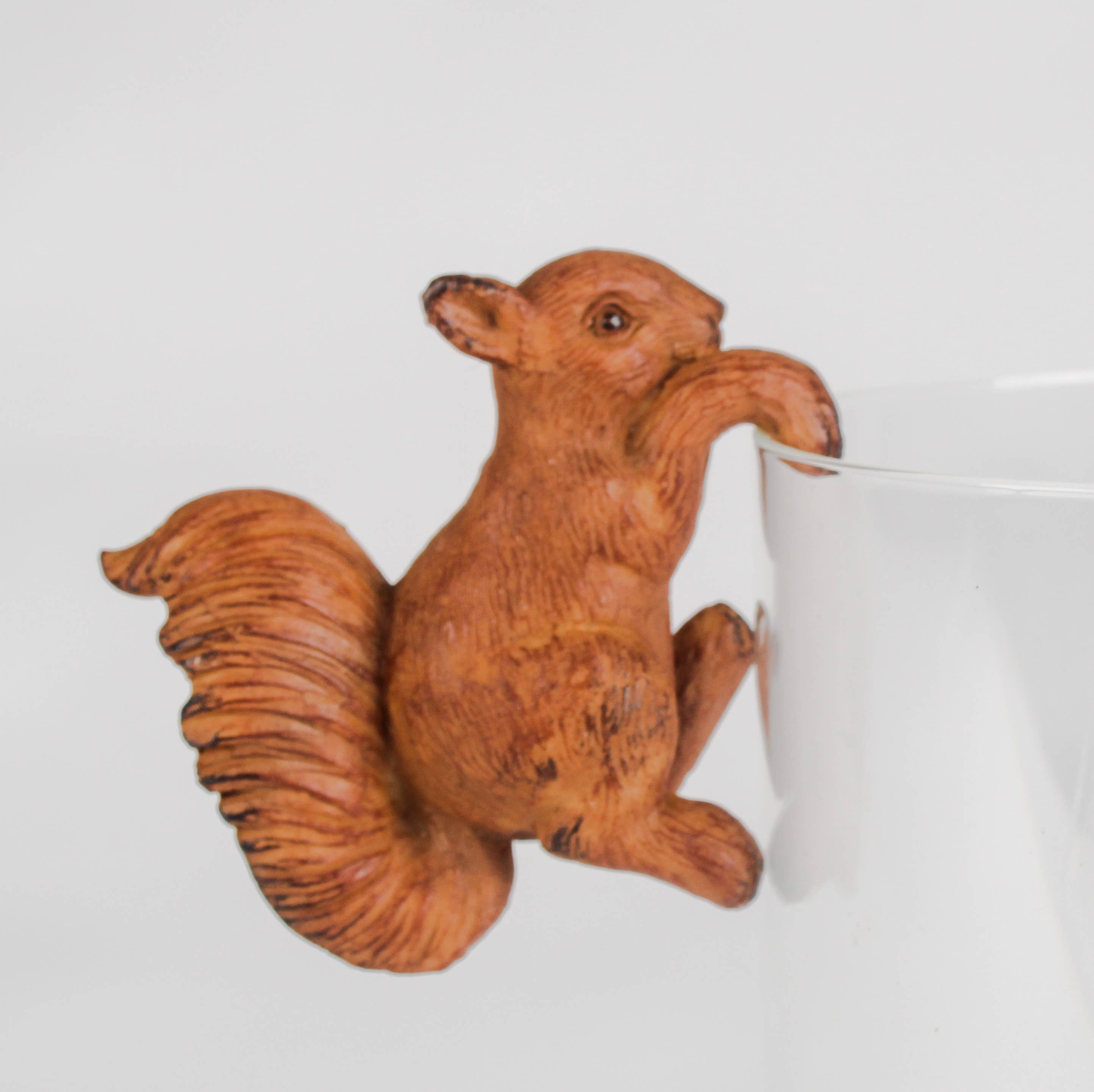 Originals International Ltd - Wholesale Ornament - Squirrel Garden Pot Hanger - Rust0