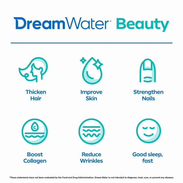 Dream Water - Wholesale Oral Supplement/Vitamin - Dream Water Beauty Oral Supplement - 12 Pack