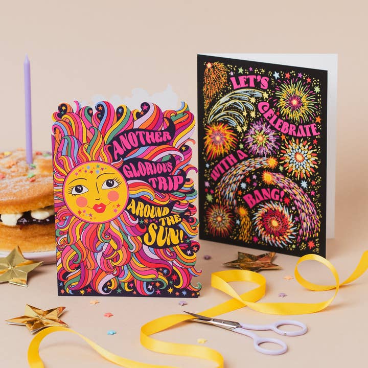 Cath Tate Cards - Wholesale Congratulations Card - FIREWORKS5