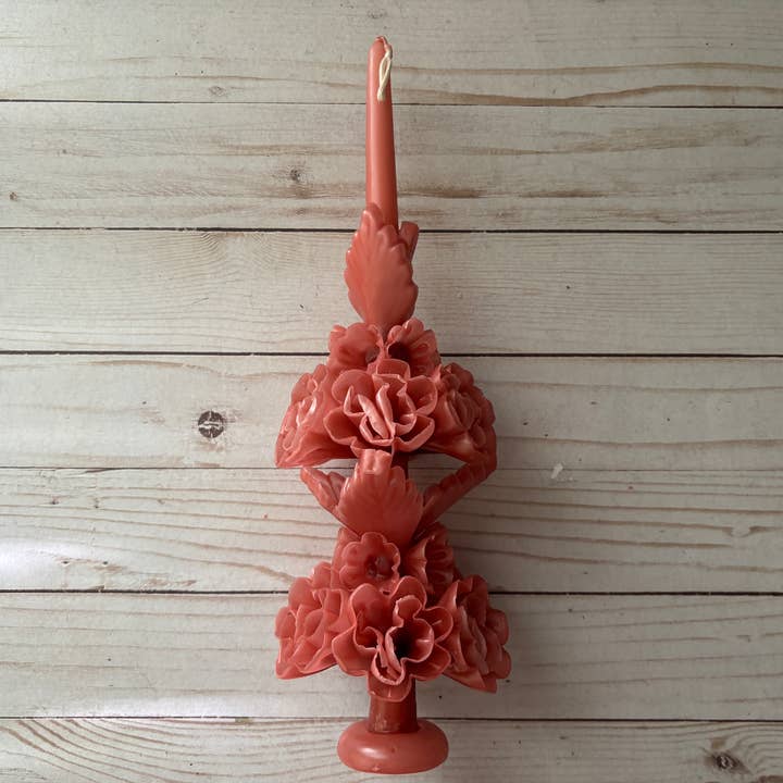 Viva Greetings - Vendita all'ingrosso Candele regalo - Candela grande color malva alla calendula di Oaxaca