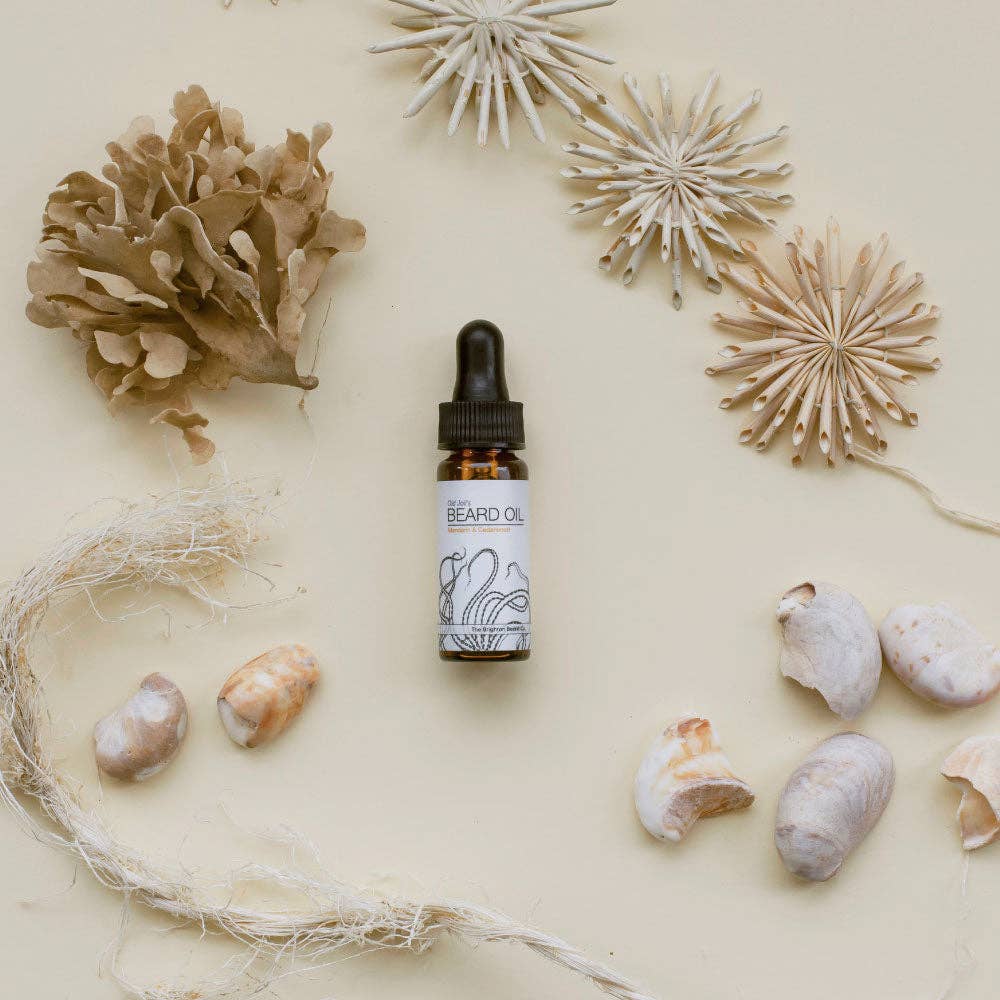 The Brighton Beard Co. – Engroshandel Skægstyling – Gamle Jolls Mandarin, Cedertræ og enebær Beard Oil4
