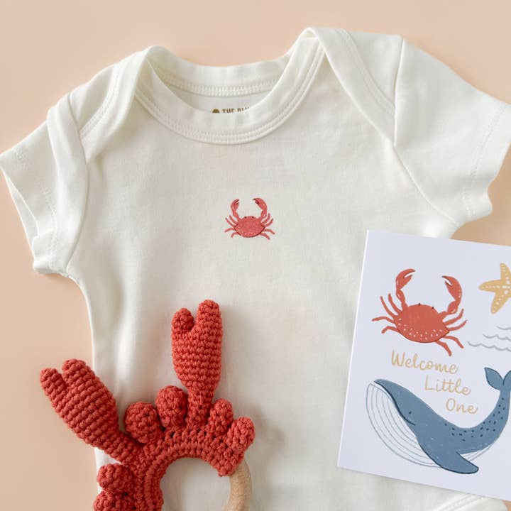 The Blueberry Hill – Engroshandel Suttebrik - Baby – Bidering Krabbe Bomuld Hæklet Sommer Nautisk Ocean