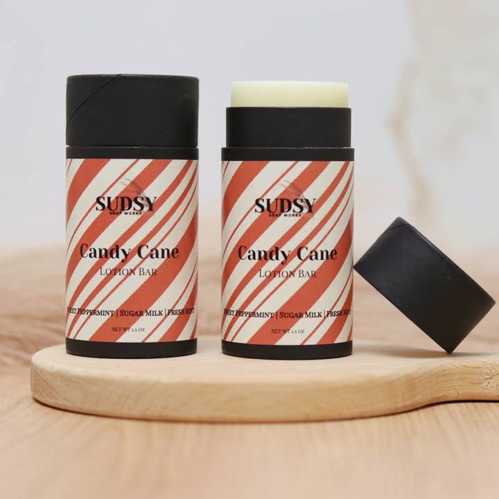Candy Cane Lotion Bar Christmas and other Purchase Wholesale candy tubes. Free Returns & Net 60 Terms on Faire trending on Faire.