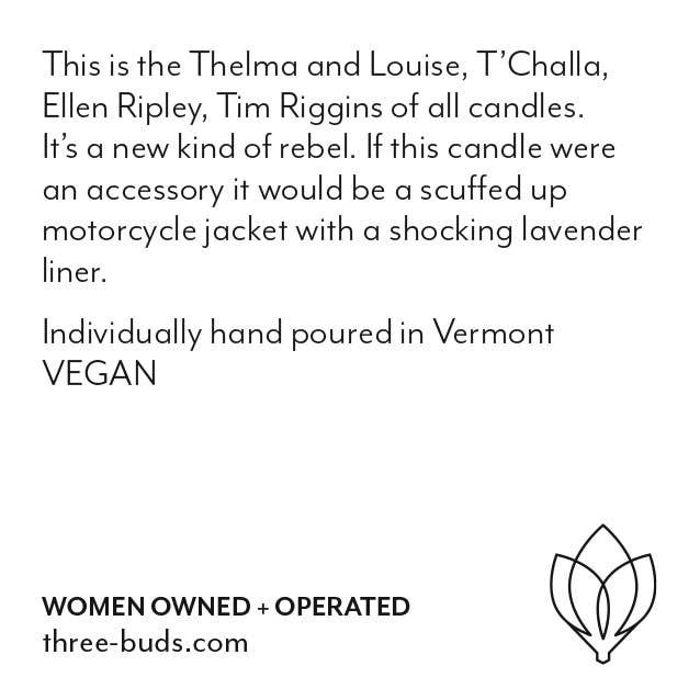 Three Buds Apothecary – Großhandel Kerze im Glas / gefüllte Kerze – Bad Ass Handgoss Soja-Kerze2