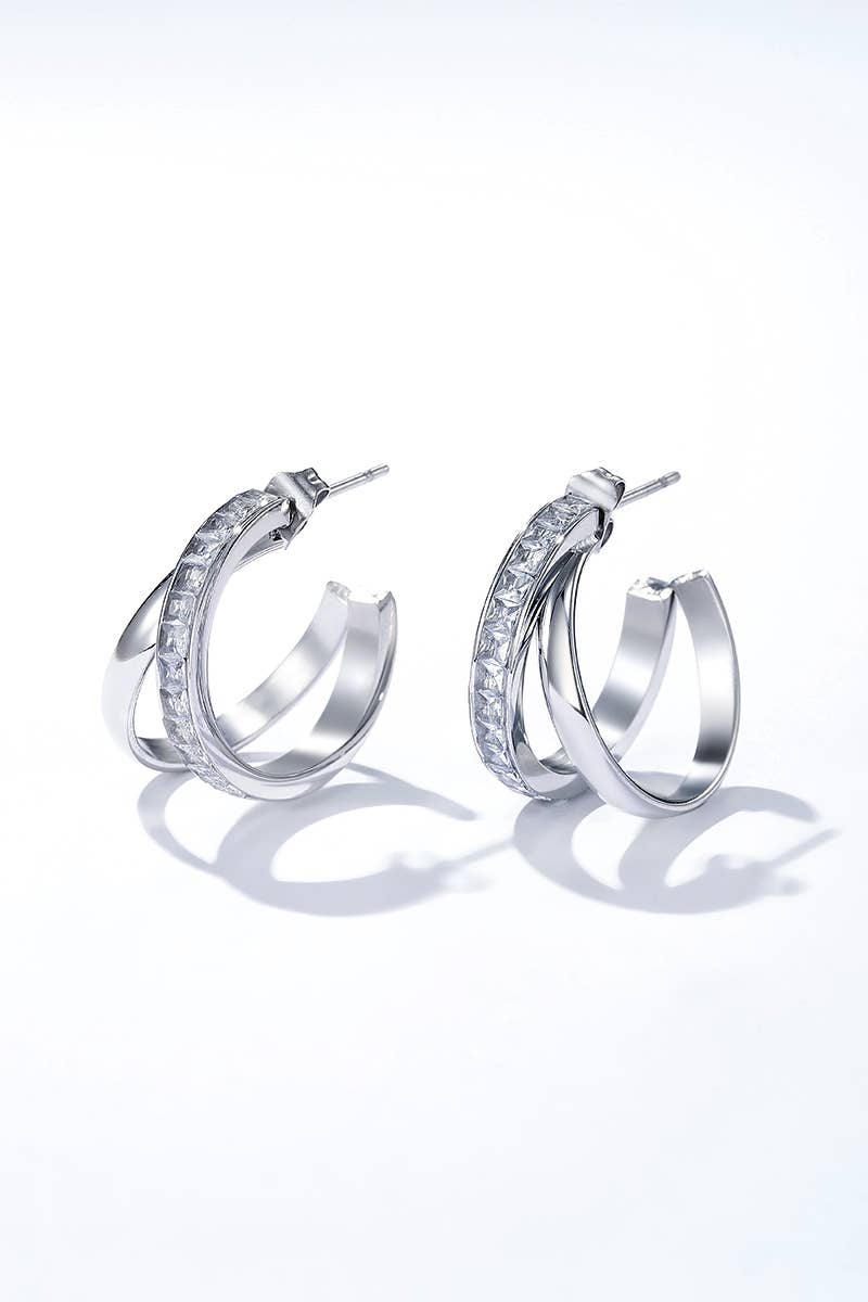 BYREN | ÉLINE L'ATELIER - Wholesale Dangle Earrings - Stainless steel earrings 124AQ3491