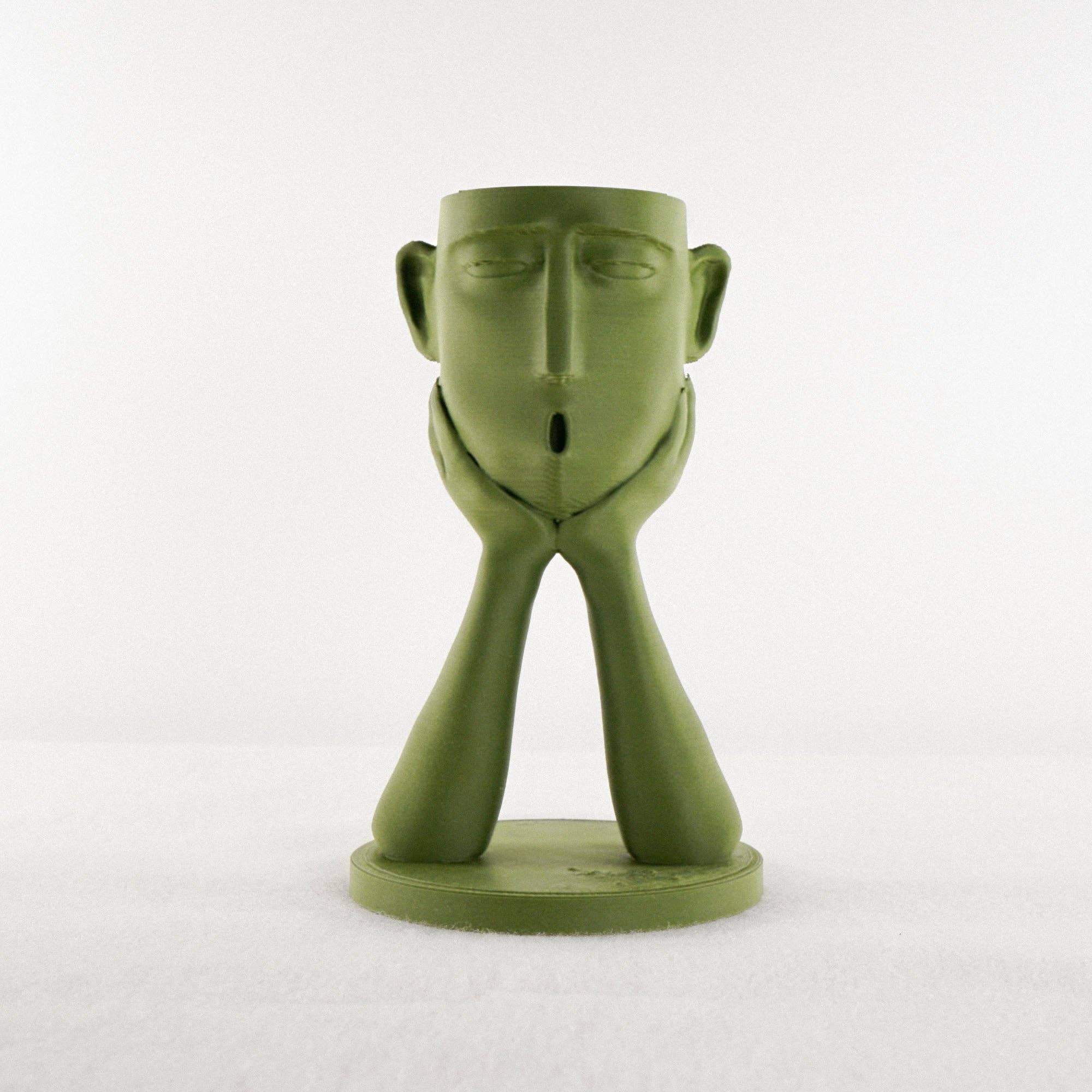 Rosebud Homegoods - Vente Pot - Support pour plantes gonflables Stonehenge, joli pot à tête, cadeau de décoration unique1