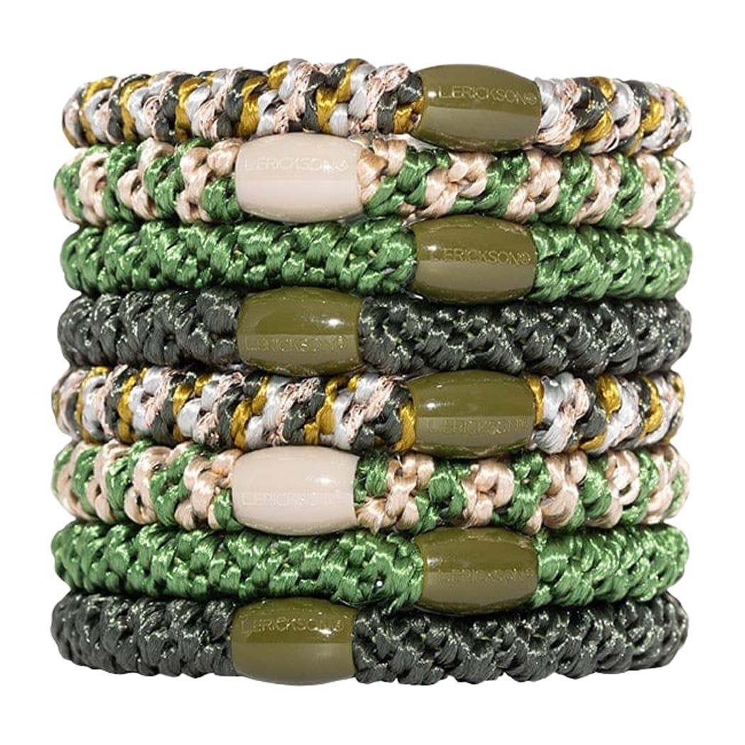 France Luxe/L. Erickson – Engroshandel Hårbånd - Dame – Grab & Go Hestehalebindere - Sæt med otte55